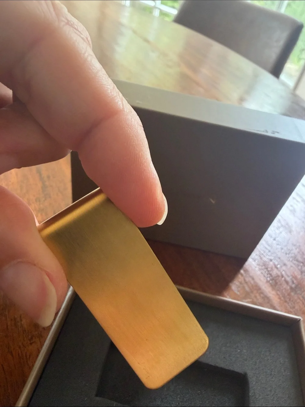 David Yurman Rose Gold Tone Money Clip